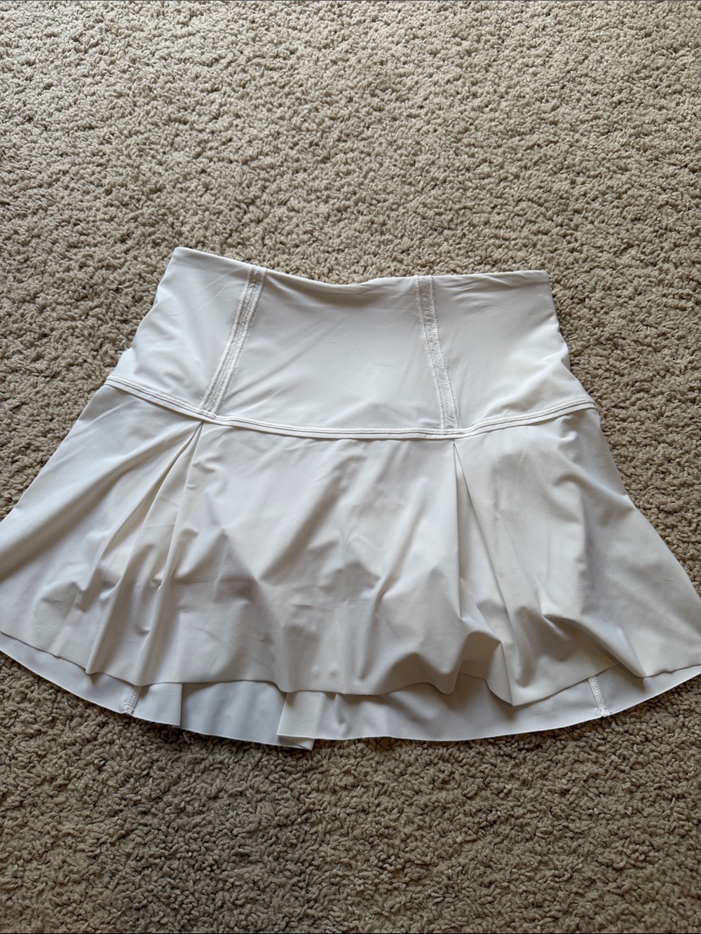 LululemonWhite Active Pleated Skirt